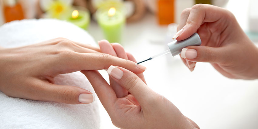 Mini and spa manicure